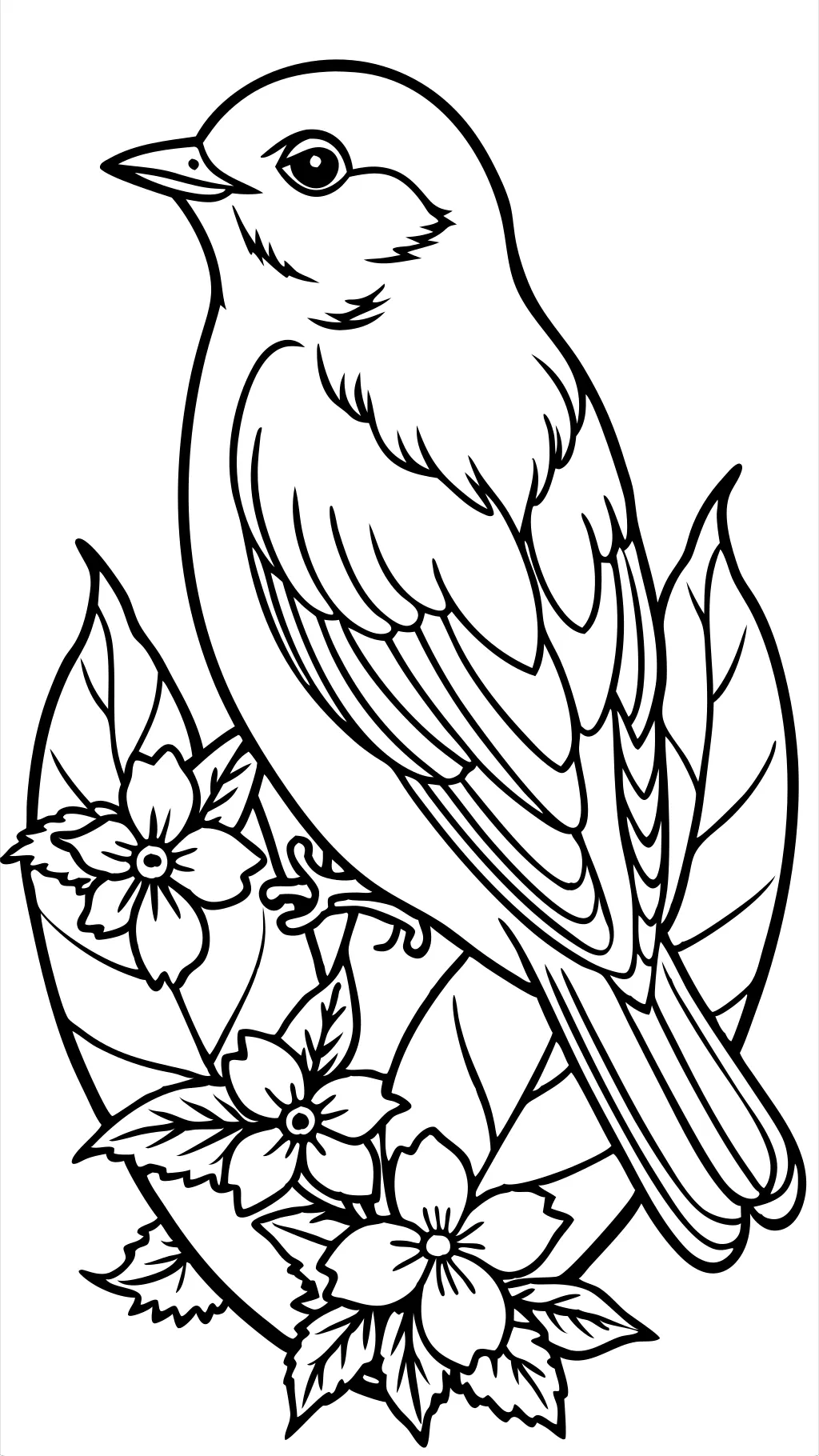 bluebird coloring pages